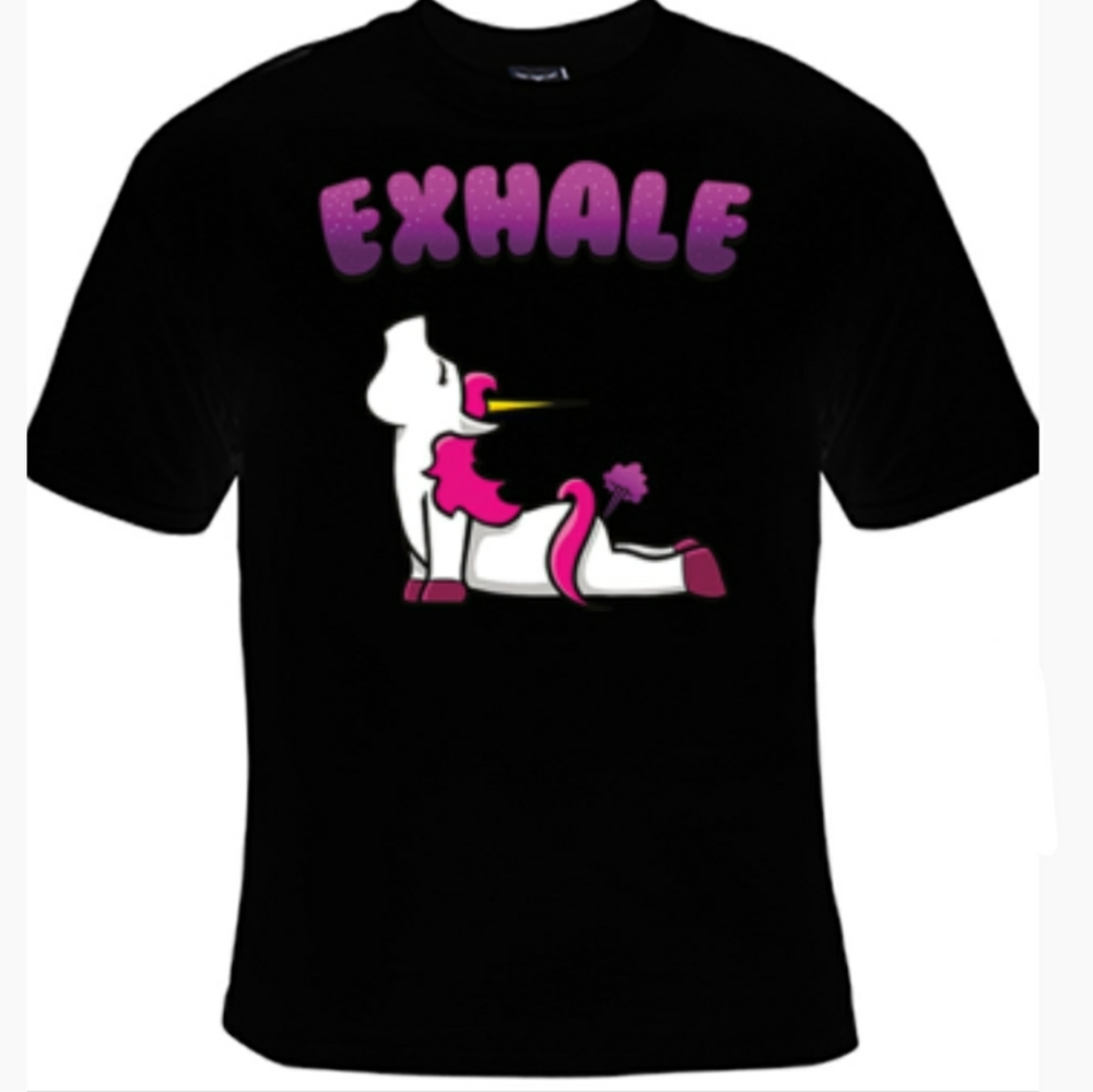"EXHALE " BRAND NEW TEE
